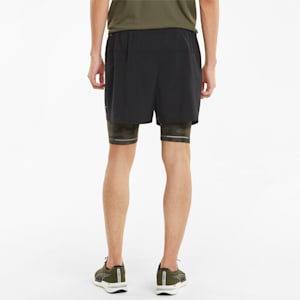 Run 2-in-1 5" Men's Running Shorts, Puma Black-Grape Leaf
